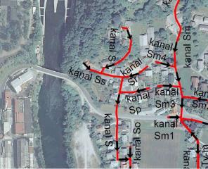 Verje (S, Ss, Sr, Sp) - trasa